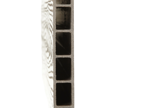 Клумба №4 из ДПК (150х150 см),  доска 22,5 см